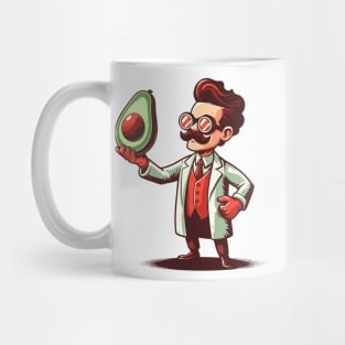 Funny Scientist and avocado Mug